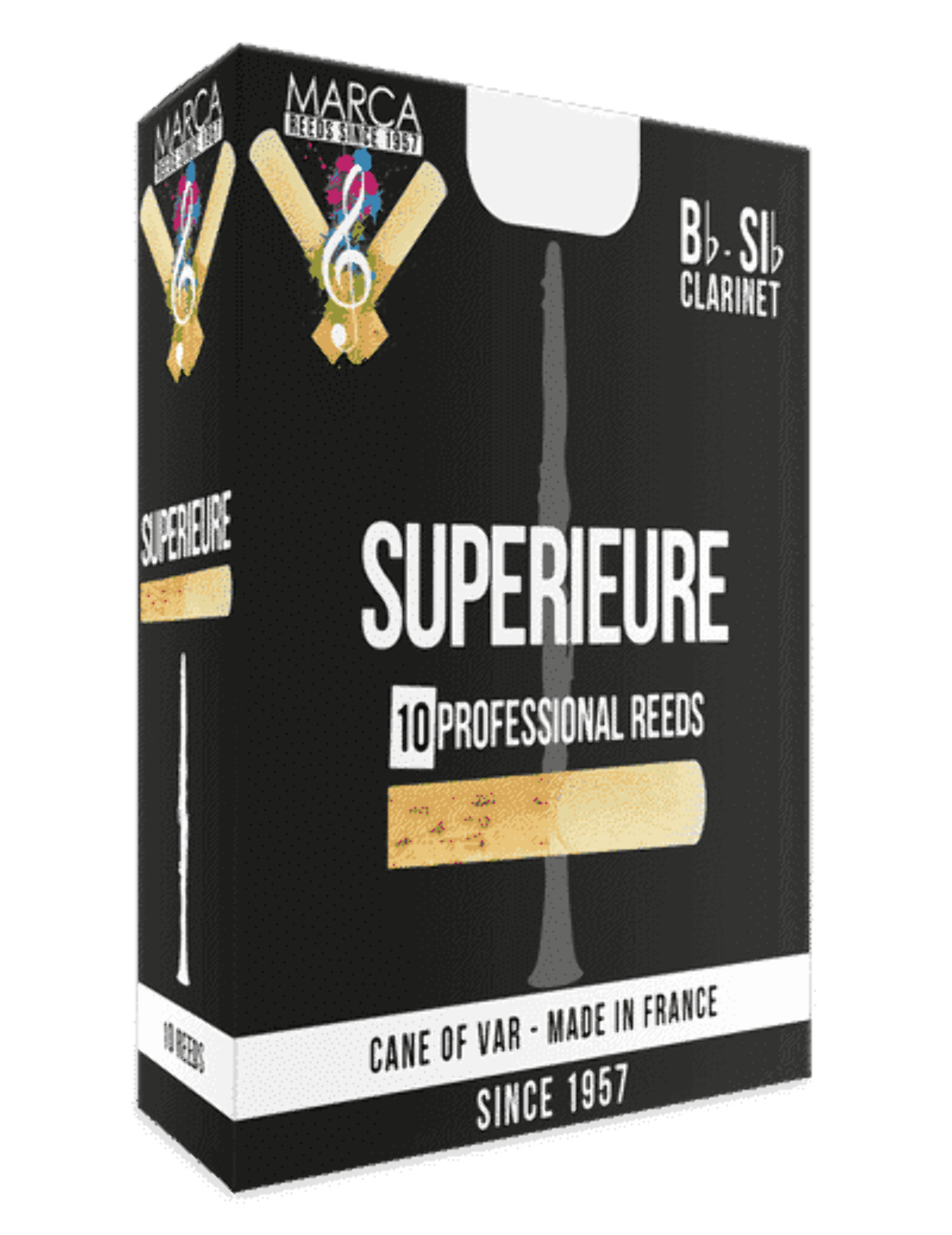 Marca Bb Clarinet Supérieure Reeds - 10 Per Box