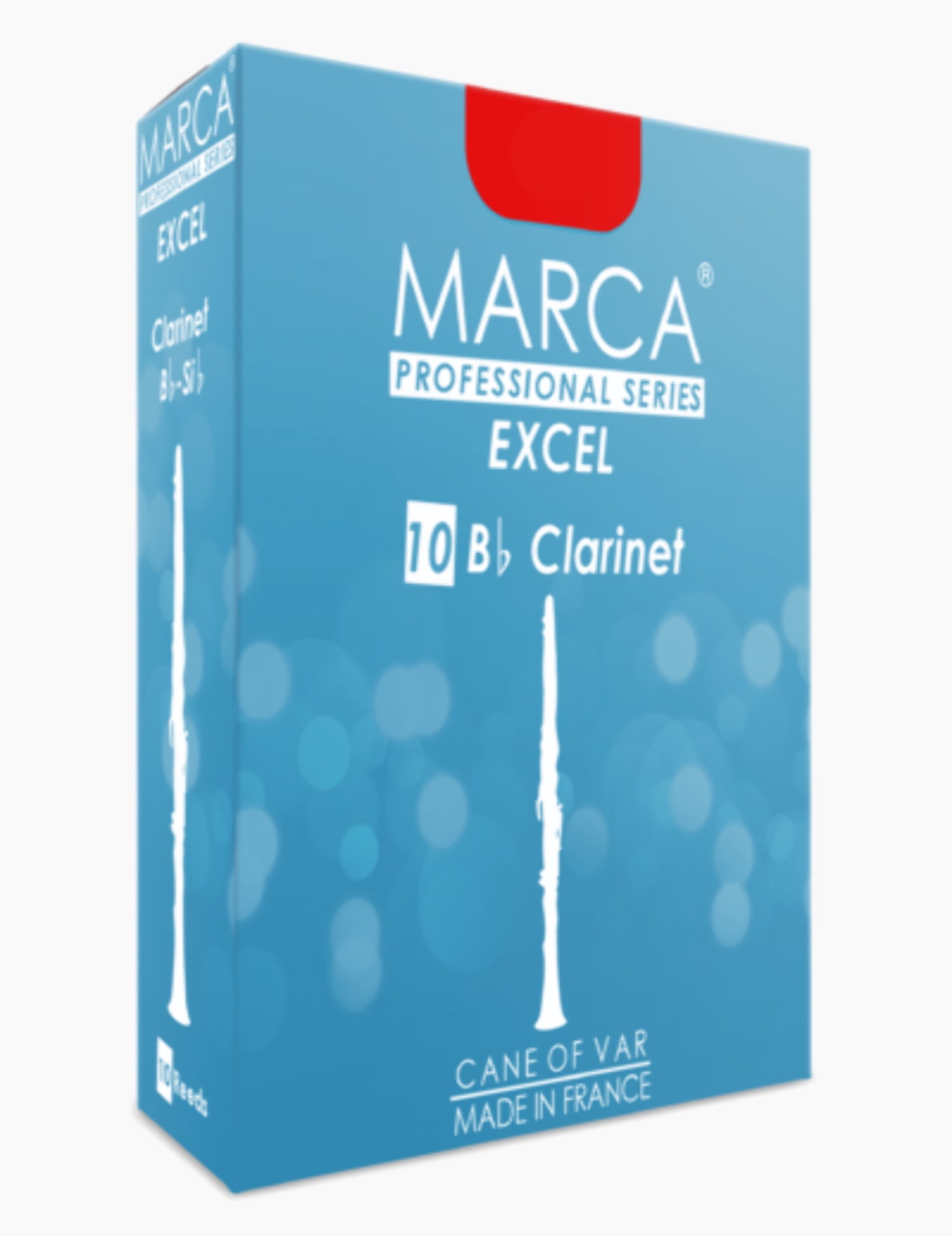 Marca Excel Bb Clarinet Reeds - 10 Per Box