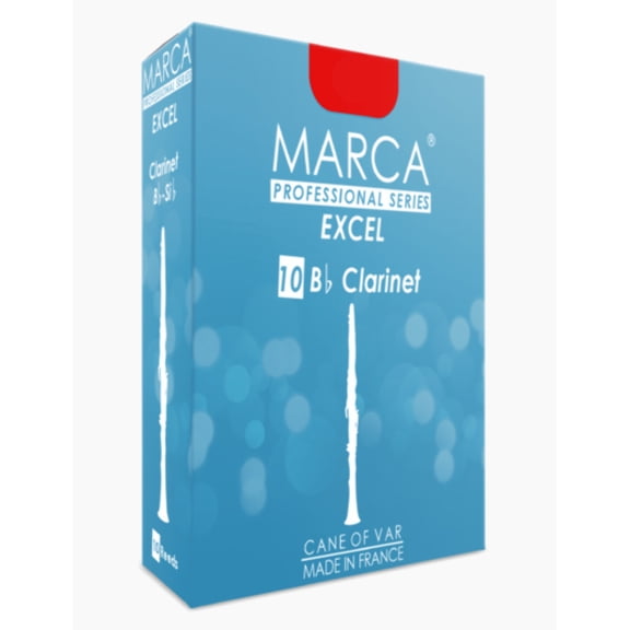 Marca Excel Bb Clarinet Reeds - 10 Per Box