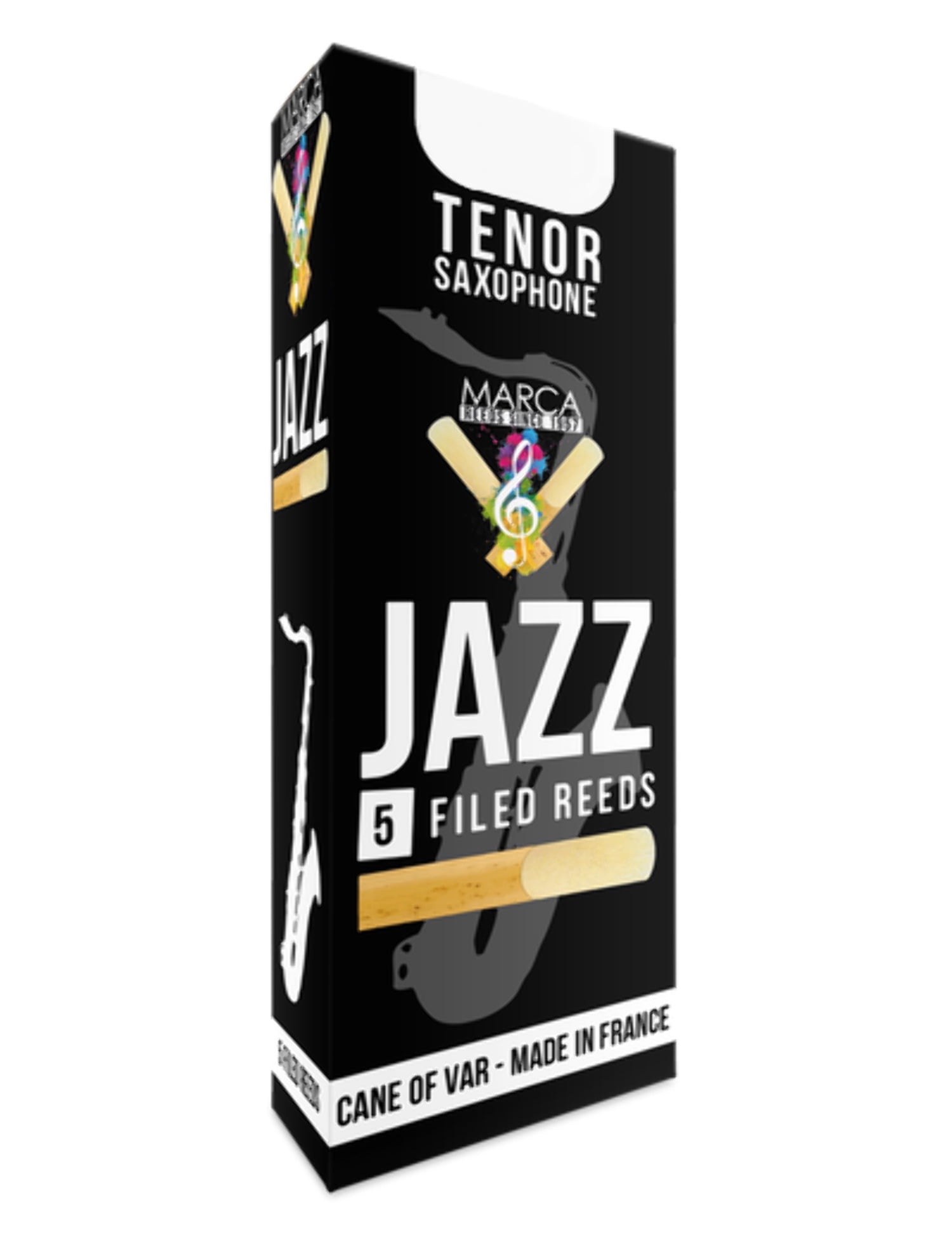 Marca Jazz Tenor Saxophone Reeds 3.5, Box Of 5