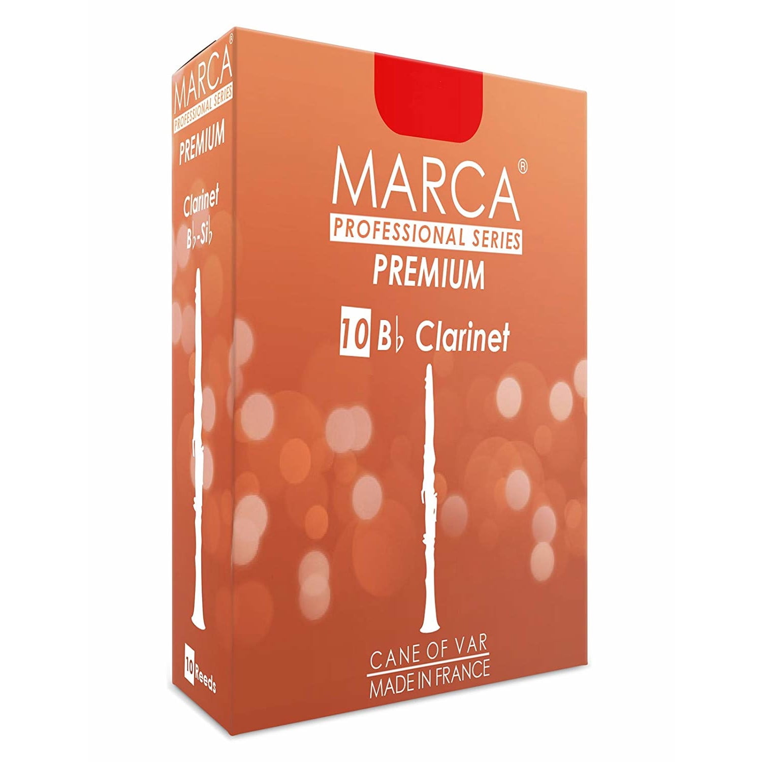 Marca Premium Bb Clarinet Reeds 3.5, Box Of 10