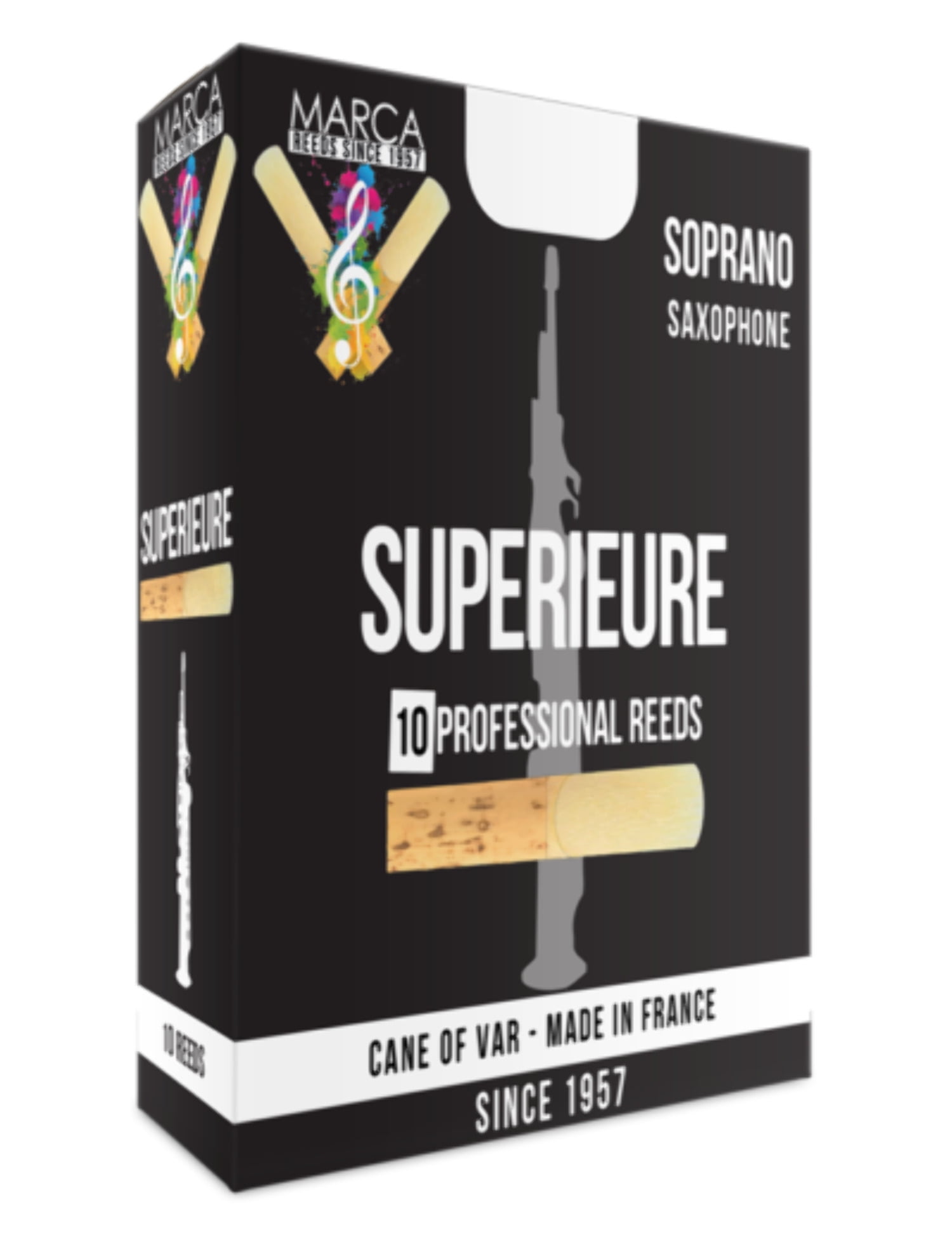 Marca Supérieure Soprano Saxophone Reeds - 10 Per Box