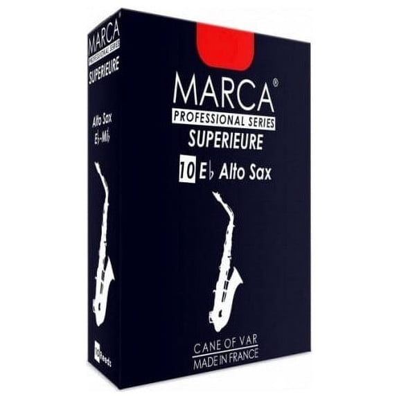 Marca Superieure Alto Saxophone Reeds 2, Box Of 10