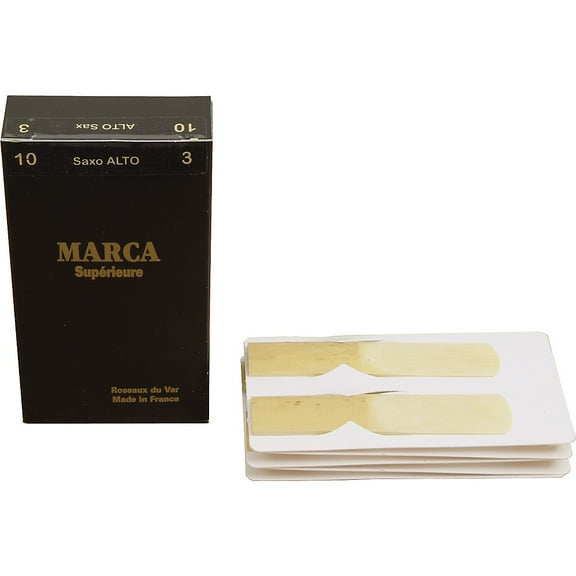 Marca Superieure Alto Saxophone Reeds 3, Box Of 10