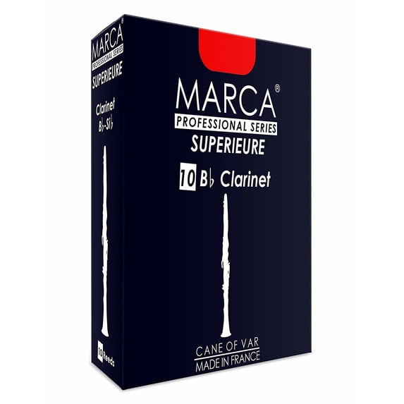 Marca Superieure Bb Clarinet Reeds 3.5, Box Of 10