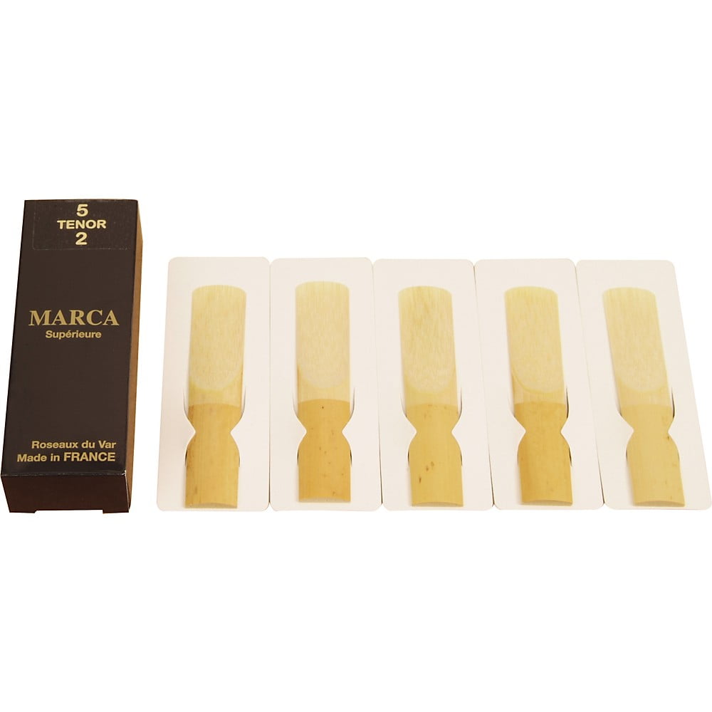 Marca Superieure Tenor Saxophone Reeds 2, Box Of 5