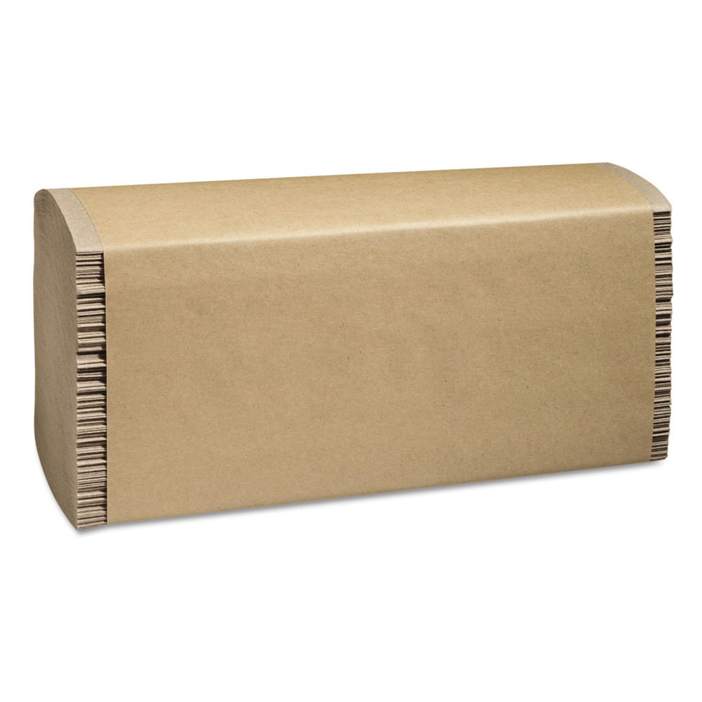 Marcal PRO P200N 9 1/4 in. x 9 1/2 in. 100% Recycled Multi-Fold Paper Towels - Natural (4000/Carton)