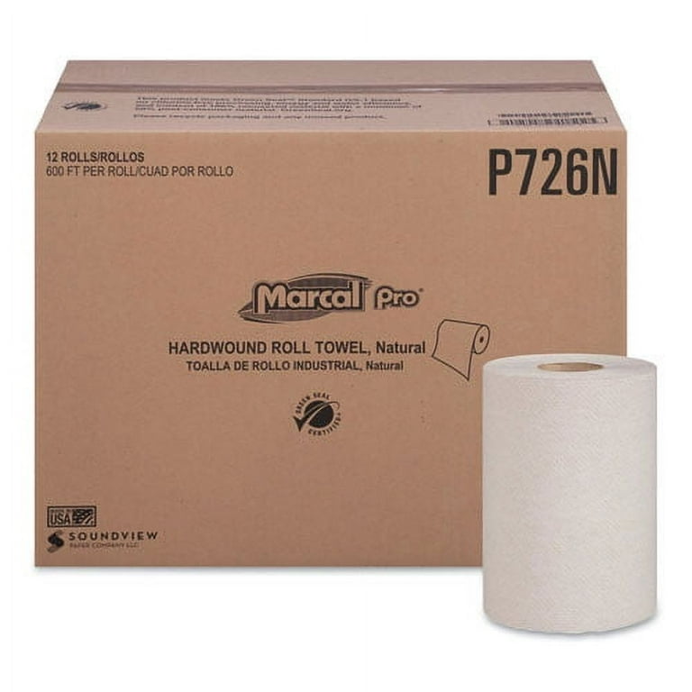 Hardwound Roll Towels, 1-Ply, 8 Hardwound Roll Towels, 1-Ply, 8