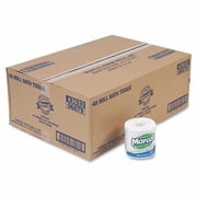 Marcal 100% Recycled, Soft & Absorbent Bathroom Tissue 2 Ply - 336 Sheets/Roll - White - Soft, Lint-free, Septic Safe - For Washroom - 48 / Carton