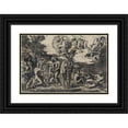 thumbnail image 1 of Marcantonio Raimondi 24x17 Black Ornate Framed Double Matted Museum Art Print Titled: The Judgment of Paris (C. 1510-1520), 1 of 5
