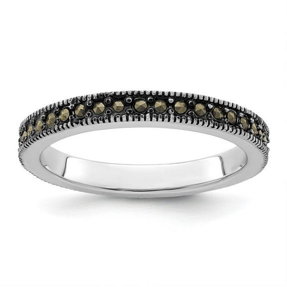 Marcasite Sterling Silver Band