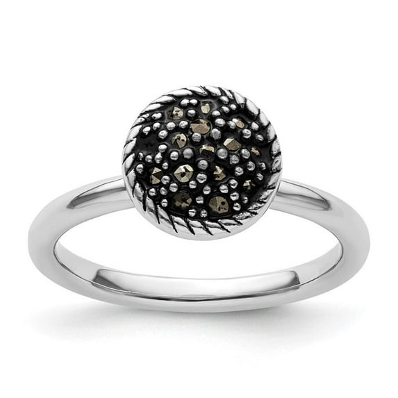 Marcasite Sterling Silver Ring