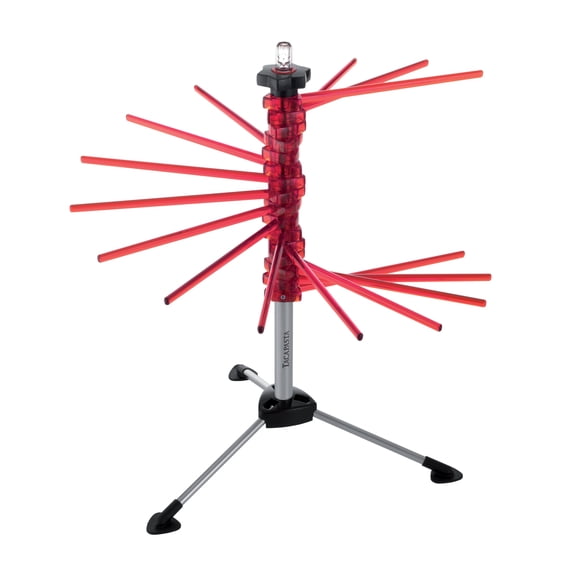 Marcato Atlas Collapsible Pasta Drying Rack, Made In Italy, Red