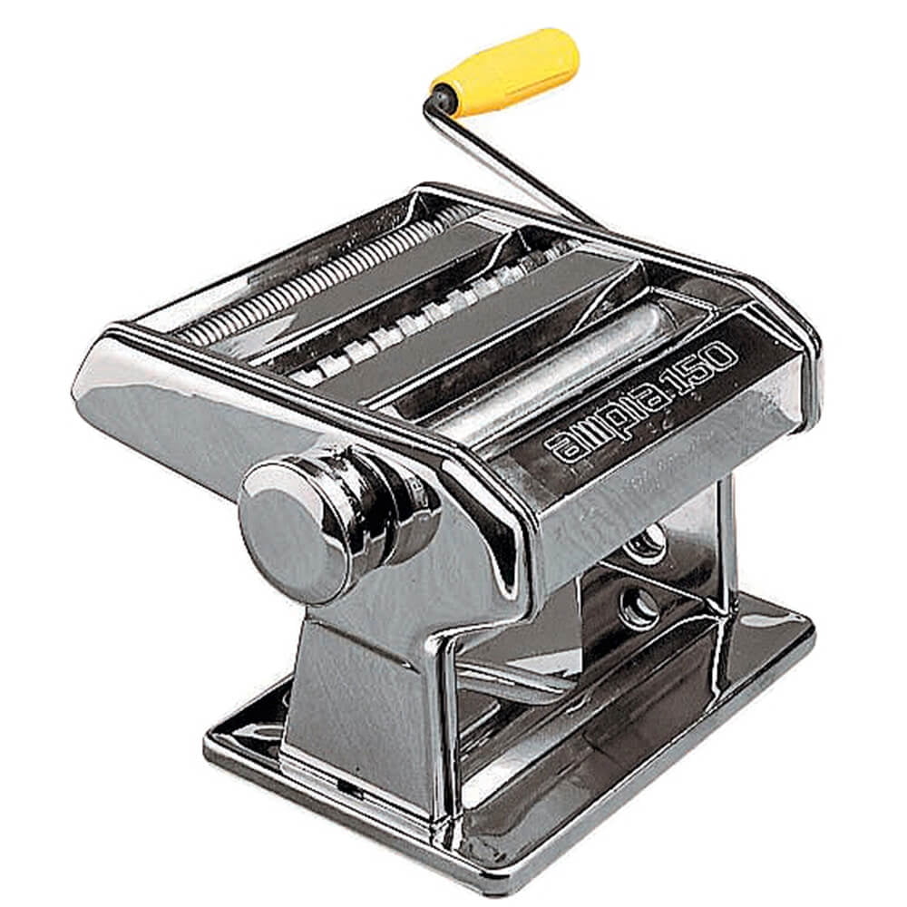Marcato Chromed Steel Manual Pasta Maker Machine Ampia 150, 073160