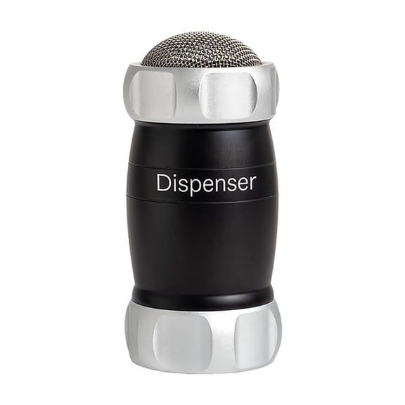 Marcato Design Line Dispenser Shaker for Flour, Powdered Sugar, and More, Black