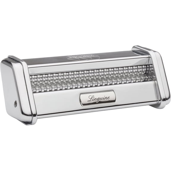 Marcato Linguini Cutter Attachment for Atlas 150 Pasta Machine, Made in Italy, Silver