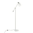 thumbnail image 1 of Marcel Contemporary, Glam Floor Lamp in White Marble and Nickel Metal with Clear and Frosted Glass Shade by LumiSource, 1 of 7
