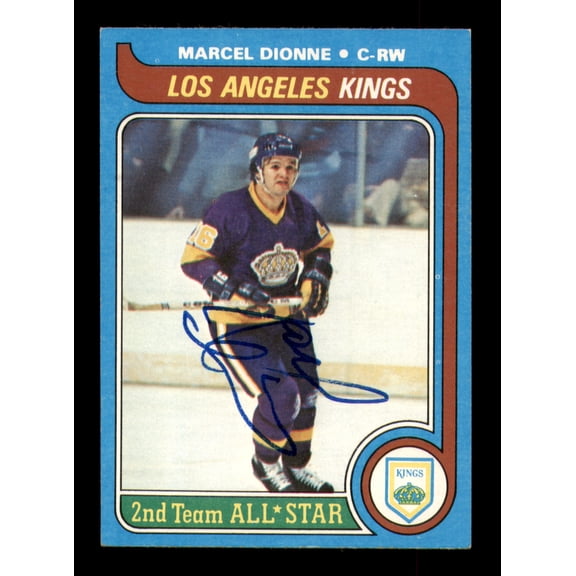 Marcel Dionne Autographed 1979-80 Topps Card #160 Los Angeles Kings SKU #251327