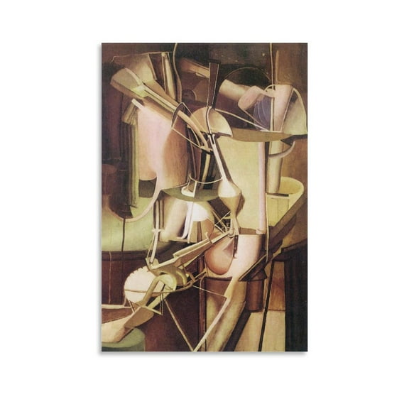 Marcel Duchamp Print Painting Bride Art Poster Canvas Painting Decor Wall Print Photo Gifts Home Modern Decorative Posters 12x18inch(30x45cm)