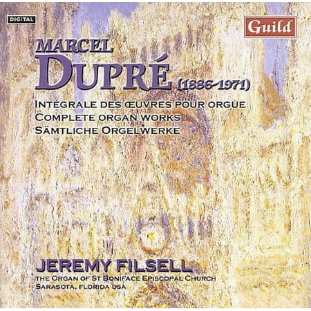 Marcel Dupre - Complete Organ Works 8: Psalm Xviii / Vision Op 44 - Music & Performance - CD