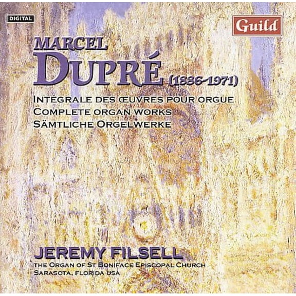 Marcel Dupre - Complete Organ Works 8: Psalm Xviii / Vision Op 44 - Music & Performance - CD