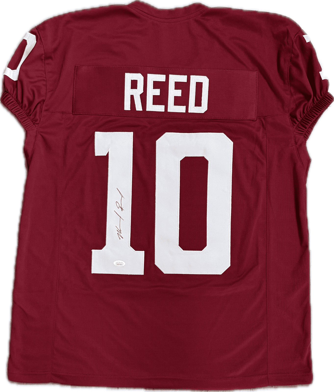 Marcel Reed Sticker Marcel Reed Signed Autographed Custom Maroon Jersey JSA Authentication ...