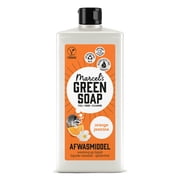 Marcels Green Soap - Washing Up Liquid Orange & Jasmine - Dishwashing Liquid - Hand dishwash - Vegan - Recycled Plastic Bottle - 500 ml