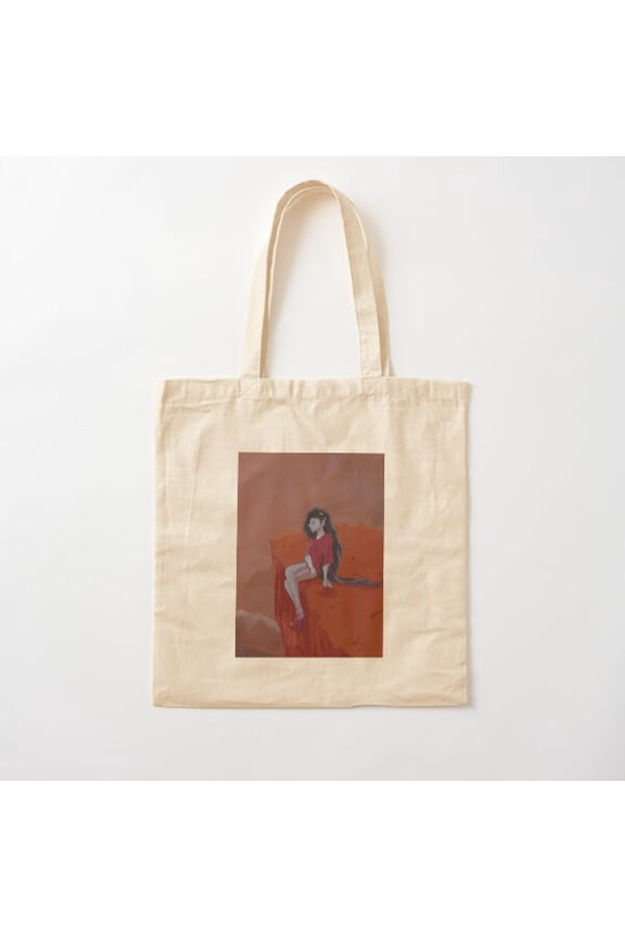 Marceline Sitting In A Canyon Canvas Tote Bags, Reusable Shopping Bag