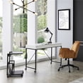 thumbnail image 1 of Marcelino Wooden Desk White/Black 43.3L x 21.6W x 30H 2 Storage Drawers, 1 of 11