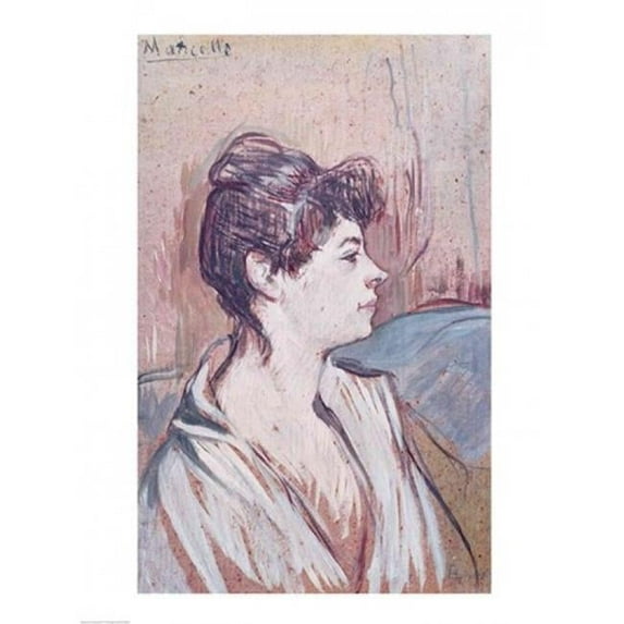 Marcelle 1894 Poster Print by Henri De Toulouse-Lautrec - 18 x 24 in.