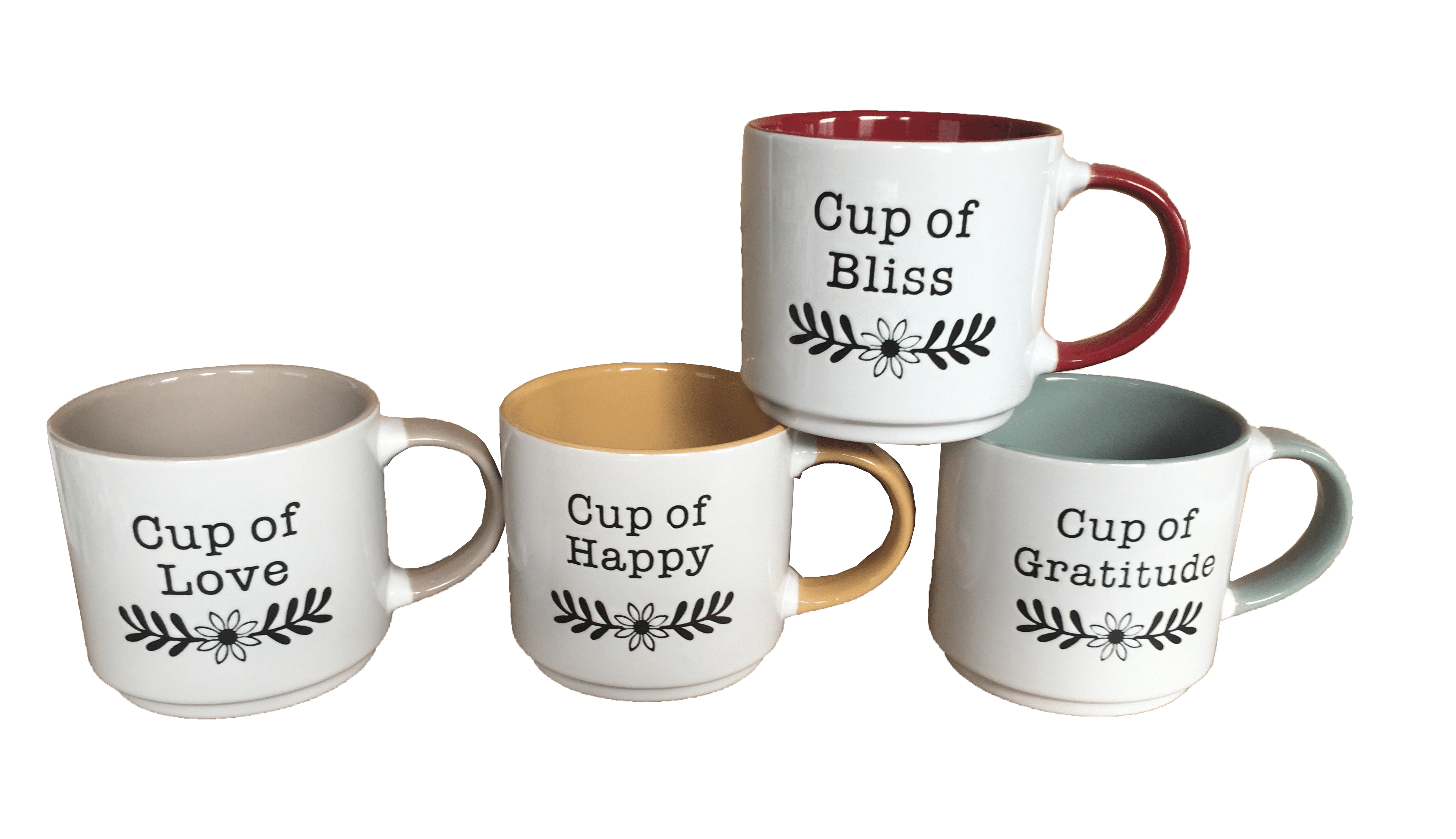 Picknick Coffee Mugs 20 cl 4-pack, Clear - Sagaform @ RoyalDesign