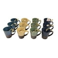 thumbnail image 1 of Marcelle Ceramic Coffee Mug, 11 oz, 12 Pack, 4 Assorted Colors, 1 of 6