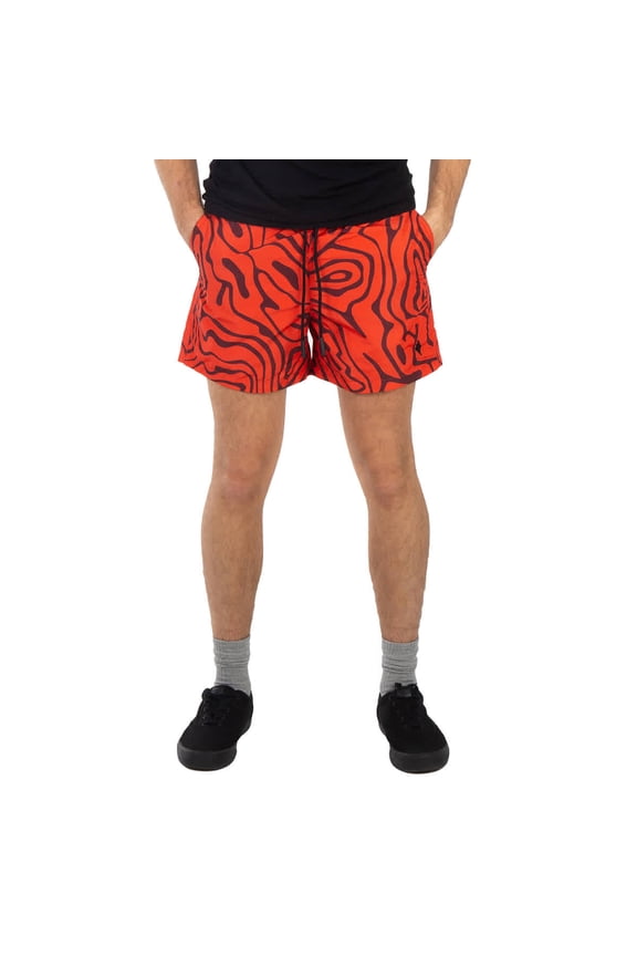 Colorful Cross Men's Swim Shorts, Size Small