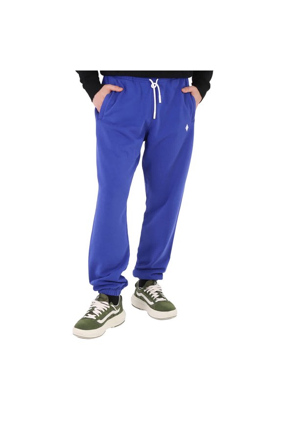 Men's Cross Logo-Print Cotton Track Pants, Size Medium