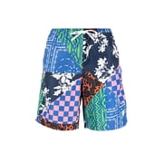 Marcelo Burlon Mix&Match Patchwork Swim Shorts Mens