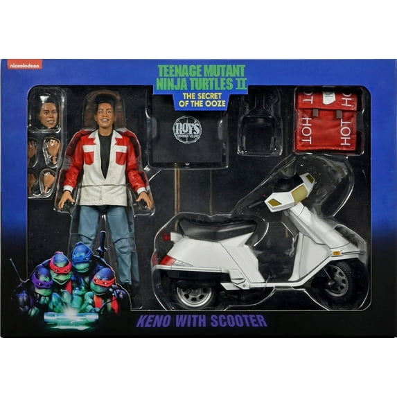 NECA - Teenage Mutant Ninja Turtles 2: Secret of the Ooze – Keno with Scooter