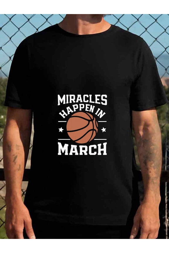 March Madness for men Exercise 180G 100% Cotton black Dumbbell Running Funny Unisex Shirt Crewneck tshirts Funny Unisex Shirt Printed tshirts Casual Unisex Shirt Crewneck tshirts