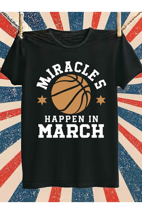 March Madness men Exercise 180G 100% Cotton black Running basketball Unique Design Unisex Shirt Printed tshirts Classic Unisex Shirt Short Sleeve tshirts