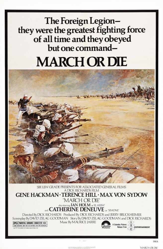 March Or Die U Canvas Art - (11 x 17)