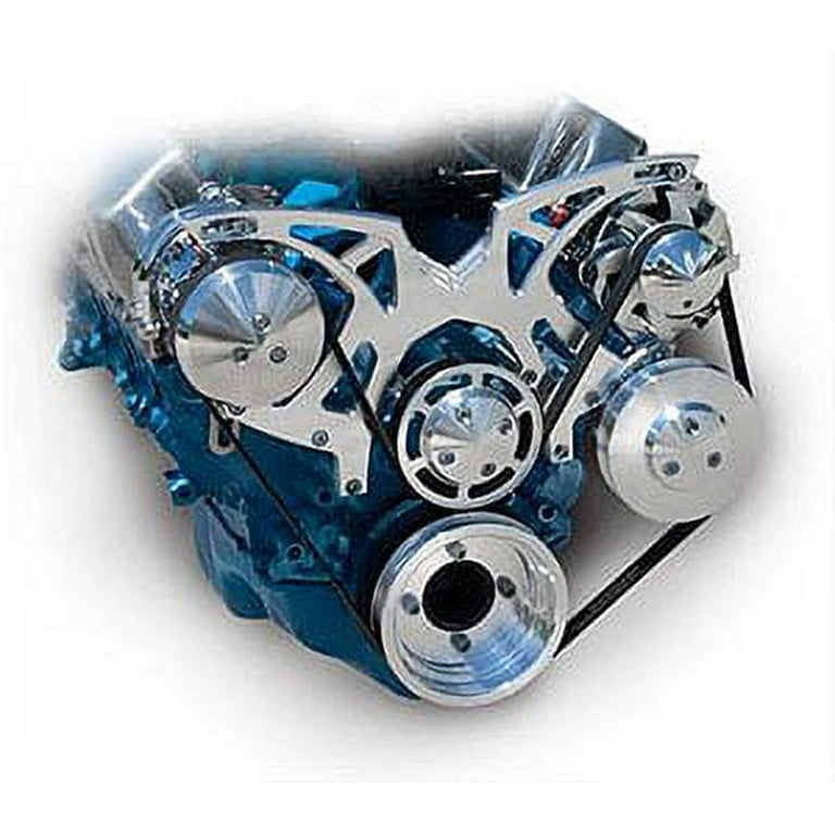 March Performance Sanden Style Chrome A/C Compressor March Performance Sanden Style Chrome A/C Compressor
