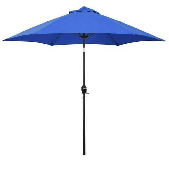 March Products 8068926 9 ft. Tiltable Market Umbrella, Blue