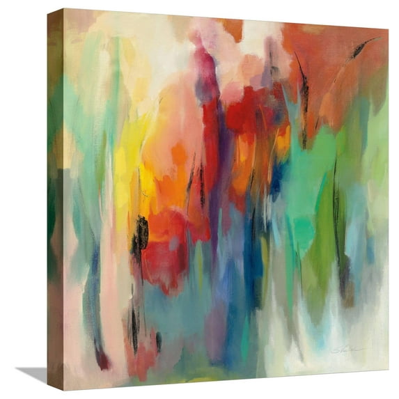 Art.com March Rainbow Stretched Canvas Print Wall Art by Silvia Vassileva, 16" x 16"