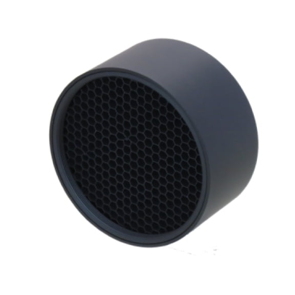 March Scopes Honeycomb Hoods For Rifle Scopes, 24mm Objective lens, Black
