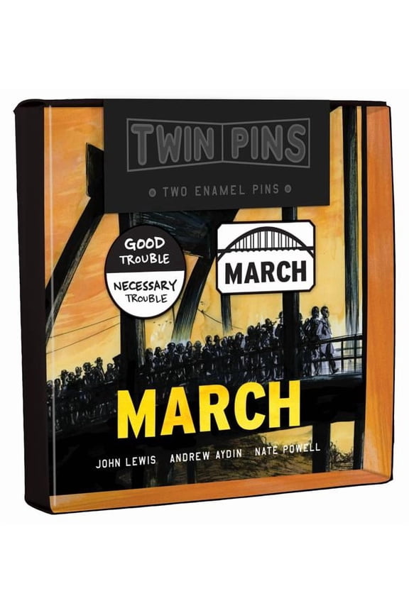 March Twin Pins: Two Enamel Pins (Other)