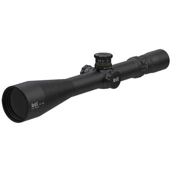 March X High Master 10-60x56mm Riflescope, MTR-FT Reticle, 1/8 MOA, Super ED Lenses, 34mm Tube, Zero-Set Turrets (D60HV56TM)