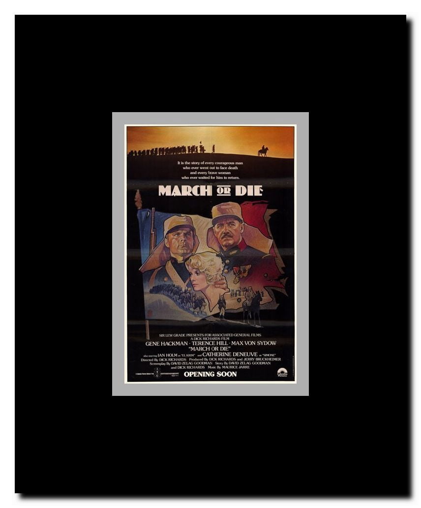 March or Die Framed Movie Poster