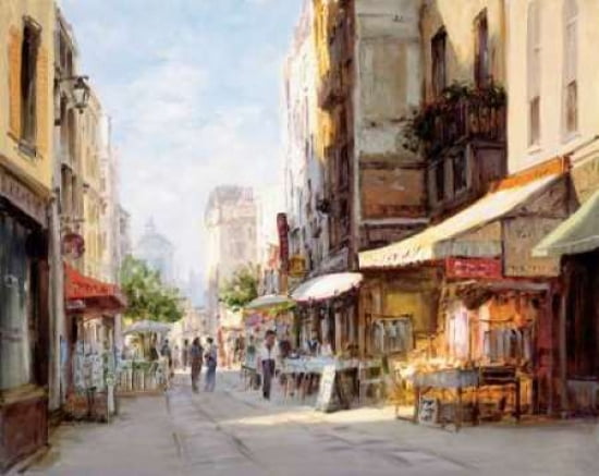 Marche Parisien Canvas Art - George Bates (24 x 30)