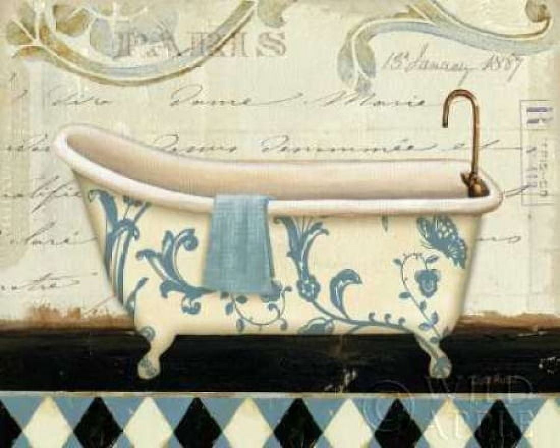 Marche de Fleurs Bath I Canvas Art - Lisa Audit (24 x 30)