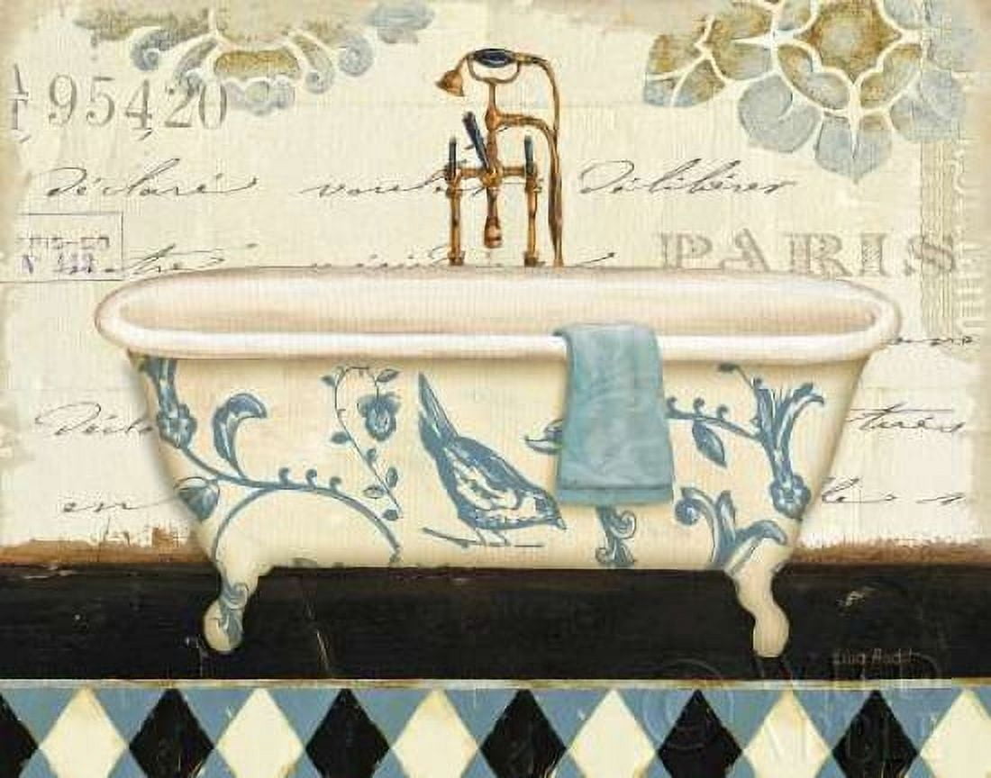Marche de Fleurs Bath II Canvas Art - Lisa Audit (22 x 28)