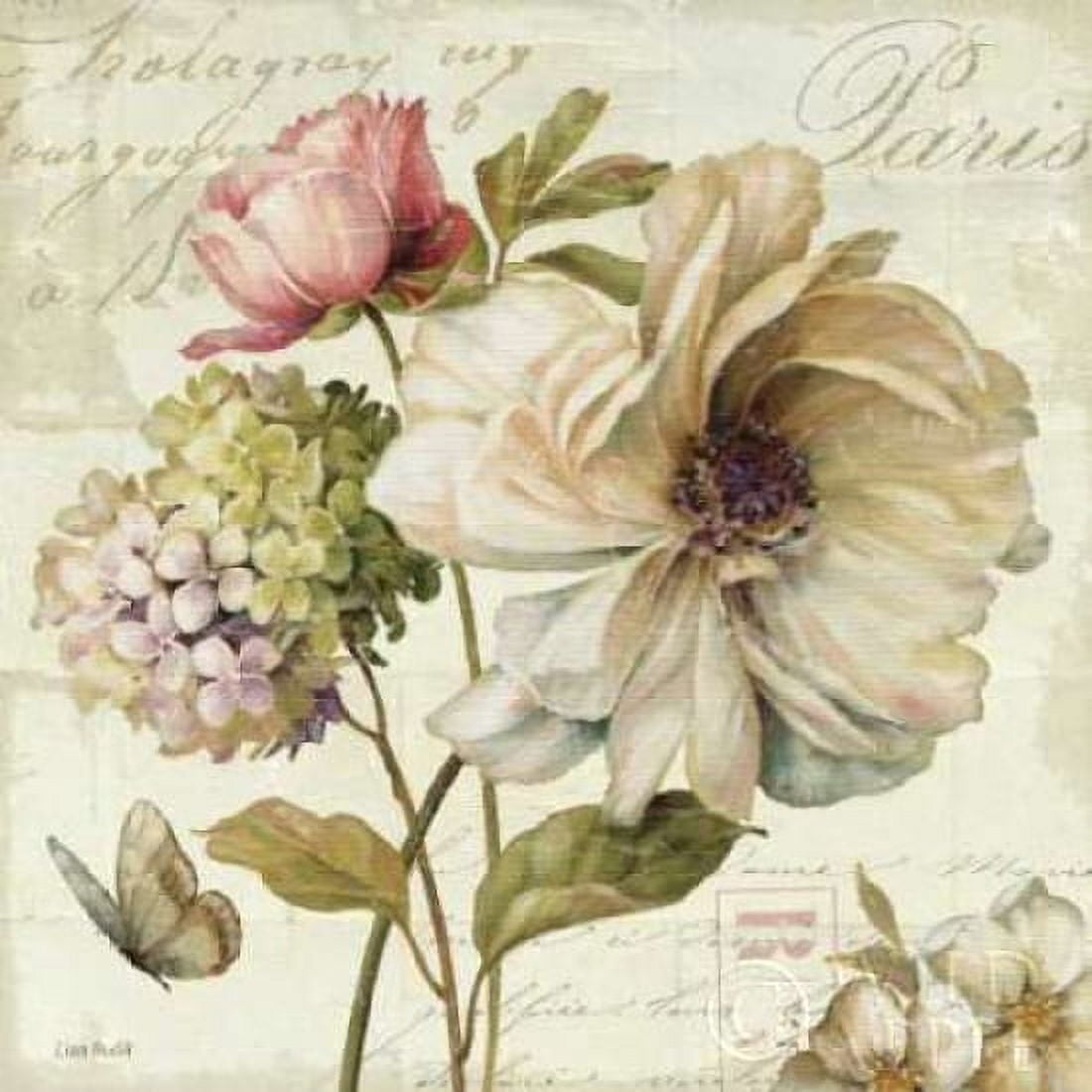 Marche de Fleurs II Canvas Art - Lisa Audit (24 x 24)